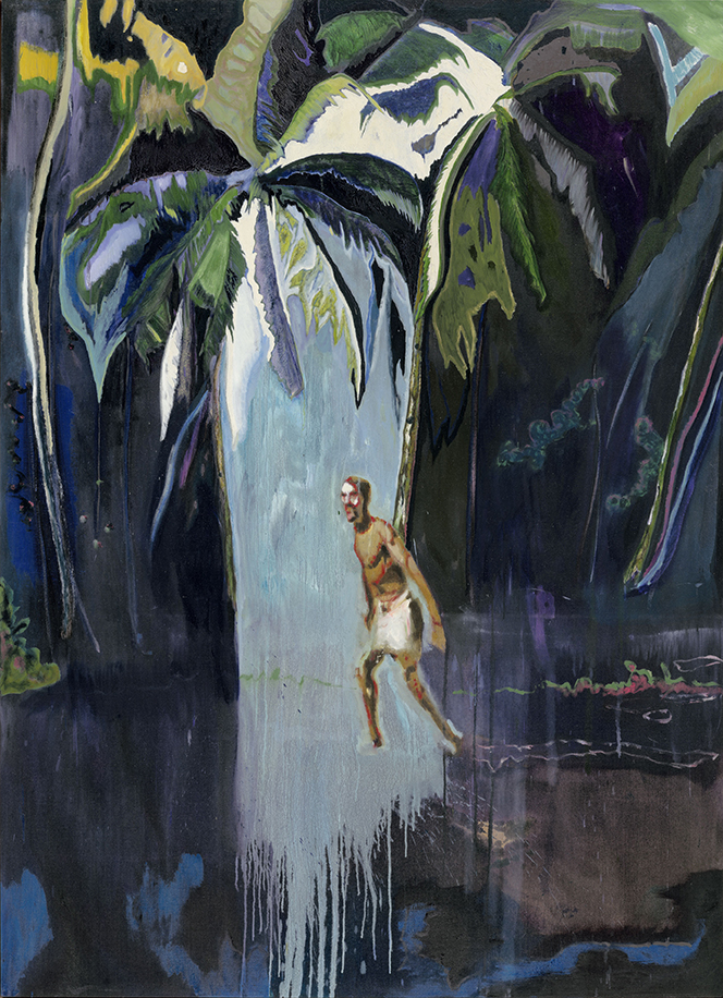 Peter Doig – Pelican (Stag); 2003, Öl auf Leinwand; 276 x 200,5 cm; Privatsammlung Courtesy Michael Werner Gallery, New York and London; © Peter Doig. All Rights Reserved / 2014, ProLitteris, Zürich; Foto: Mark Woods